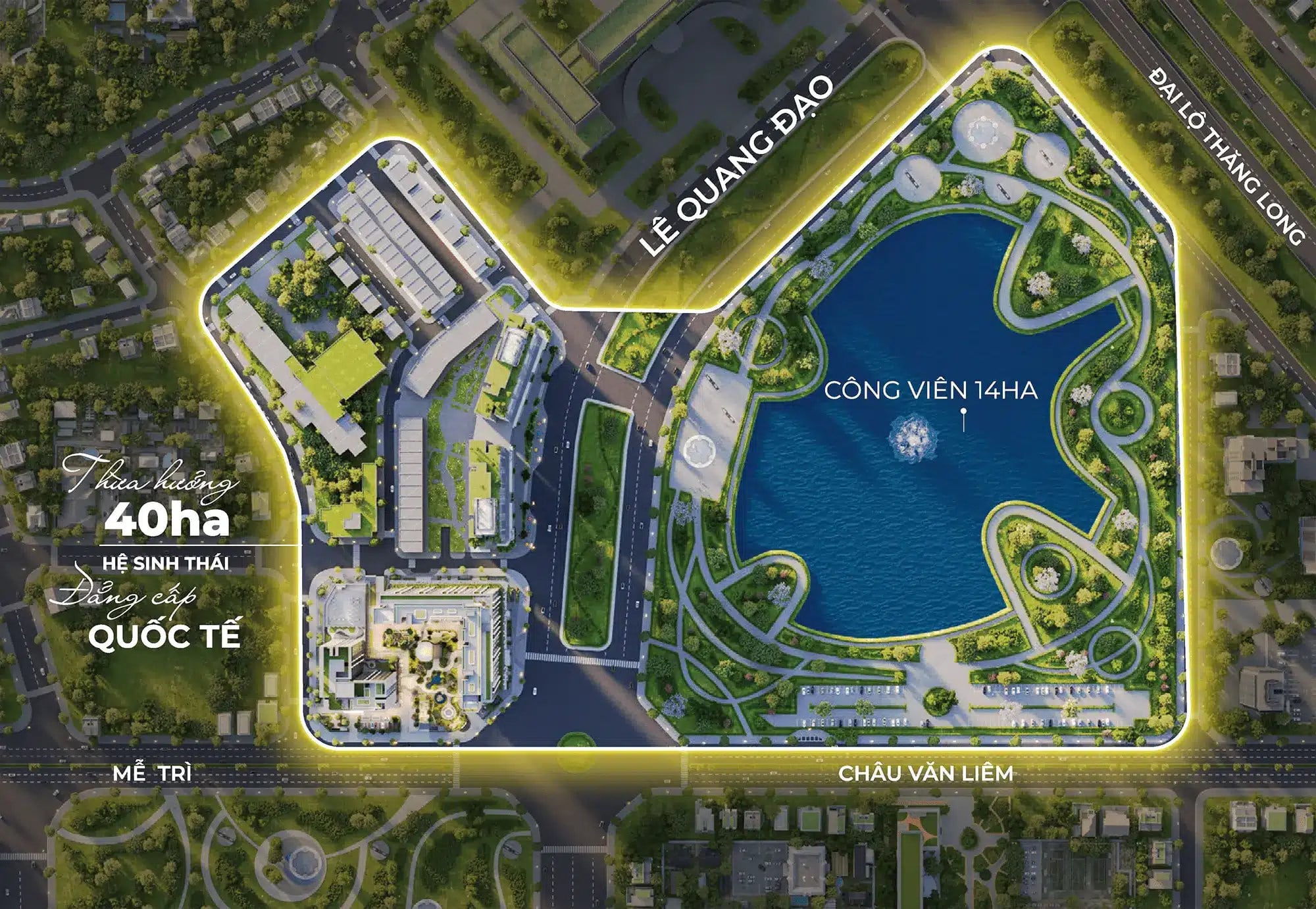 Lợi thế tạo sức hút tại Vinhomes Nguyễn Trãi 9 Mặt bằng tiện ích nội khu tại Vinhomes Nguyễn Trãi