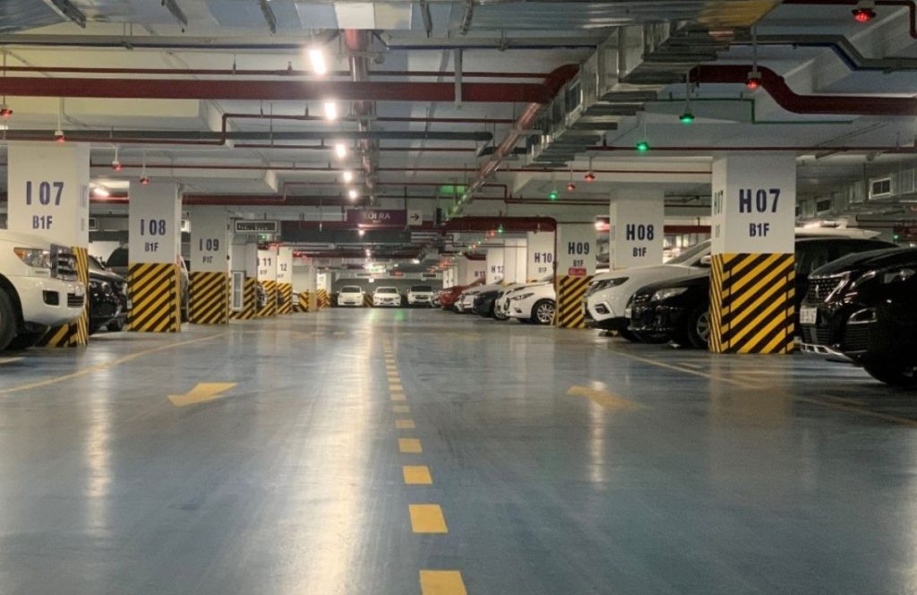 Phí đỗ xe máy, ô tô chung cư Vinhomes Nguyễn Trãi là bao nhiêu? 3 Hầm để xe – Ảnh minh họa