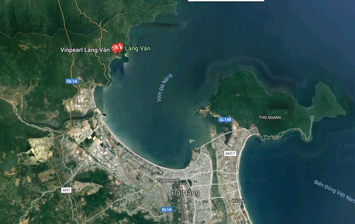 Vị Trí Vàng Của Vinhomes Hải Vân Bay tại Cửa Ngõ TP. Đà Nẵng 1 Vị trí vàng của Vinhomes Hải Vân Bay ngay chân đèo Hải Vân