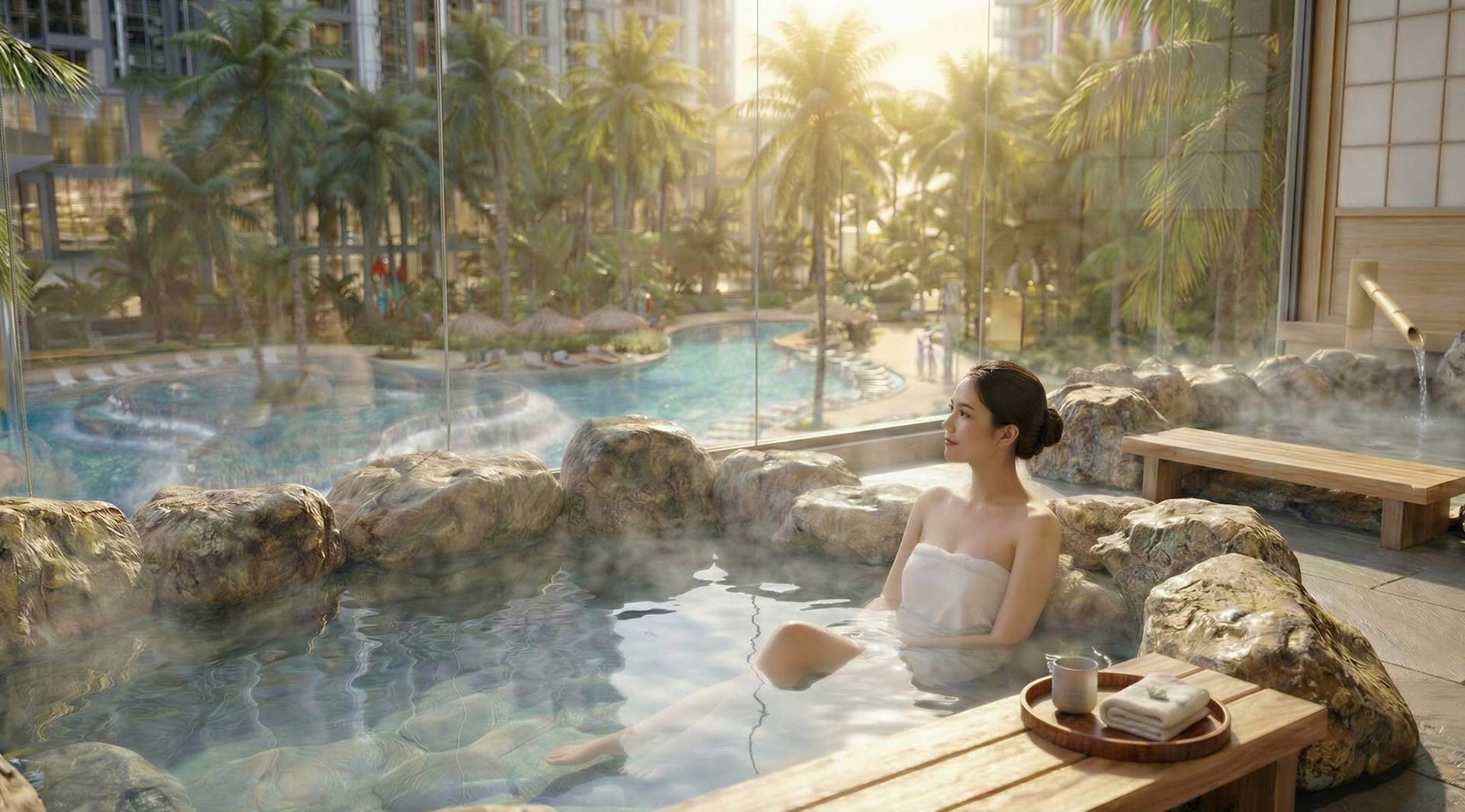 Khoáng nóng ngay tại nội khu dự án Alumi Khoáng nóng ngay tại nội khu dự án Alumi