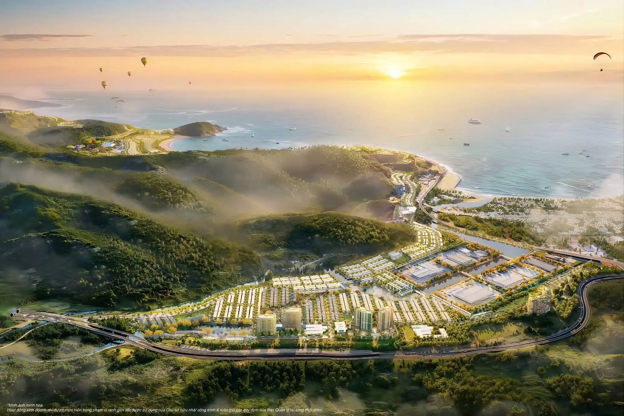 Dự án Vinhomes Hải Vân Bay - Phối cảnh phân khu Bạch Vân Dự án Vinhomes Hải Vân Bay - Phối cảnh phân khu Bạch Vân